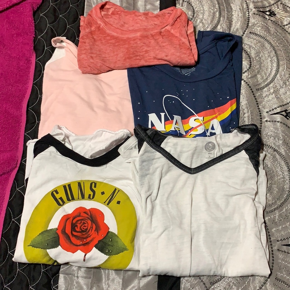 Womens 5 Tee bundle